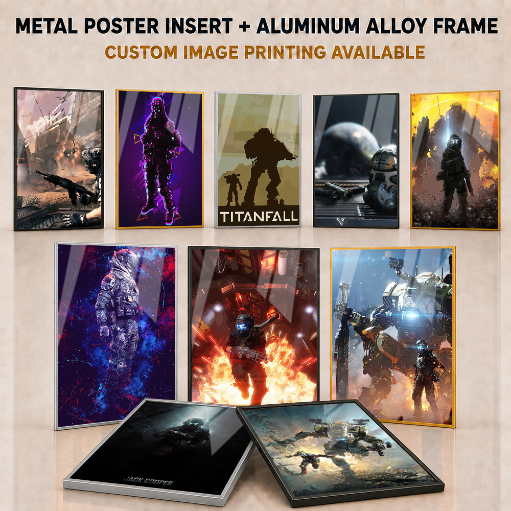 Video Gaming & Esports Usd Acc - Titanfall: metalen posters met aluminium lijst,