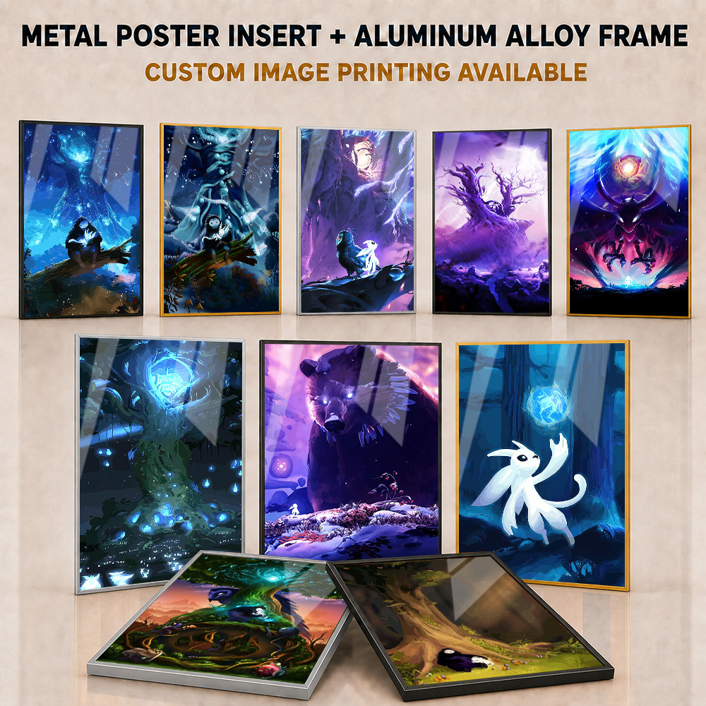 Ori metalen posters met een fr - Video Gaming & Esports Usd Acc recensie en prijs