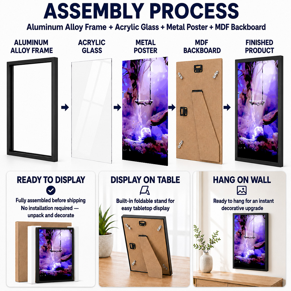 Ori metalen posters met een fr - Video Gaming & Esports Usd Acc recensie en prijs