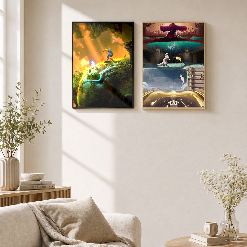 Ori metalen posters met een fr - Video Gaming & Esports Usd Acc recensie en prijs